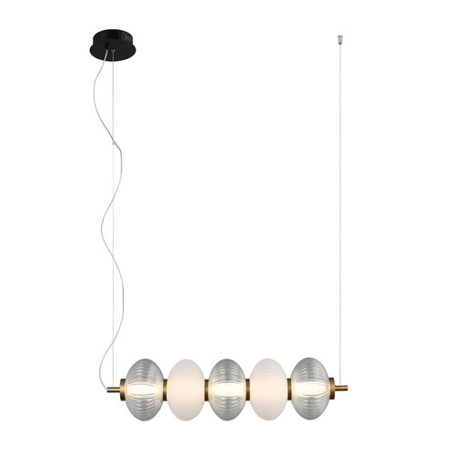 Verifica Lampă suspendată LED Italux Testa negru sticlă 19W 3000K PND-84938-4-BK