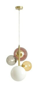Lampă suspendată Aldex Bloom 4 alamă sticlă 46 cm 1111L40 small 0