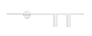 Aplică Aldex TREVO 2 1104D_2, varianta dreaptă, alb mat, 80 cm, 2×GU10 mini small 0