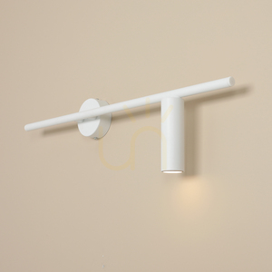 Aplică Aldex Trevo Wall All White dreapta, alb mat, 60 cm, GU10 mini 1104C_2 small 1