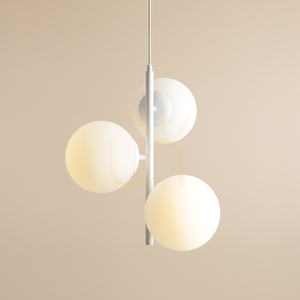 Lampă suspendată Aldex Fin 3 White S – 3 globuri de sticlă Ø 14 cm, E14, albă 1120E_S small 1
