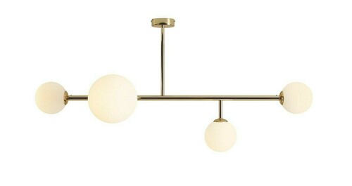 Verifica Plafoniera Aldex Dione 4 Gold metal sticlă 1092PL_L30
