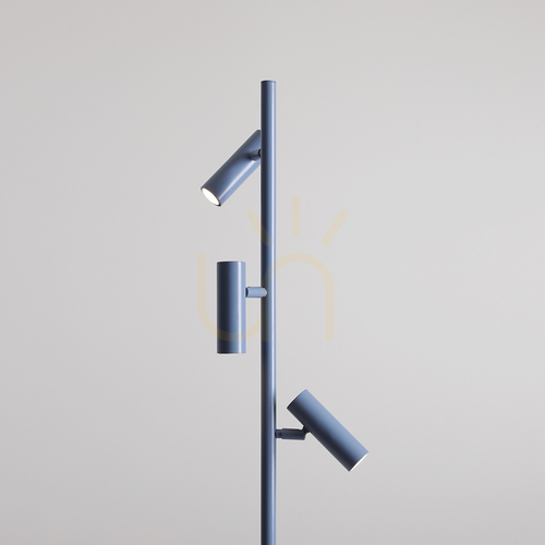 Verifica Lampă de podea Aldex Trevo albastră metalică 1104A16