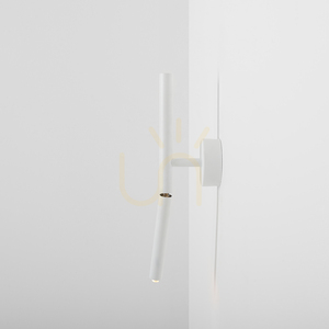 Aplică Aldex Stick All White 1084C albă din metal, G9, 36 cm small 2