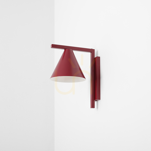 Verifica Aplică metalică Aldex Form Red Wine, bordo, 16 cm, 1108C15