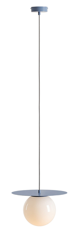 Verifica Lampă suspendată Aldex Loop albastră metal și sticlă 20 cm 1125G16_M