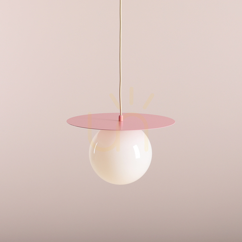 Verifica Lampă suspendată Aldex Loop Baby Pink M 1125G18_M