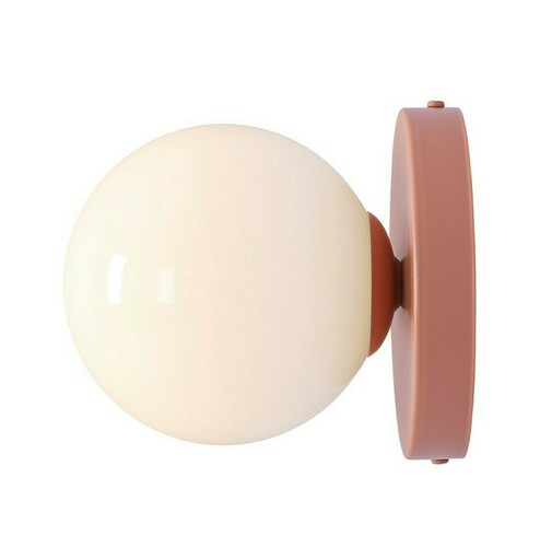 Verifica Aplica perete Aldex Ball II Coral S roșu metal sticlă 15 cm 1126C11_S