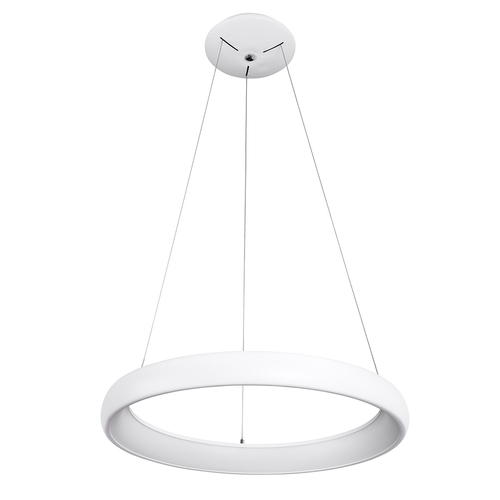 Verifica Lampă suspendată Italux Alessia LED albă 61 cm 50W 3000K SKU 5280-850RP-WH-3