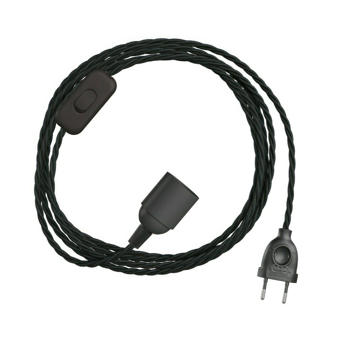 Verifica Negru Creative-Cables Lampă cu pandantiv negru CAPL20394v2713 Negru Creative-Cables Lampă cu pandantiv negru CAPL20394v2713