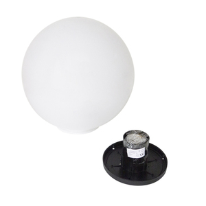 LUNA BALL 25 cm – Bilă decorativă de grădină cu kit de instalare – rezistentă la raze UV small 7