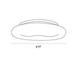 Plafonieră LED Max Light Duo C0234 albă 47 cm 18W 3000K small 2