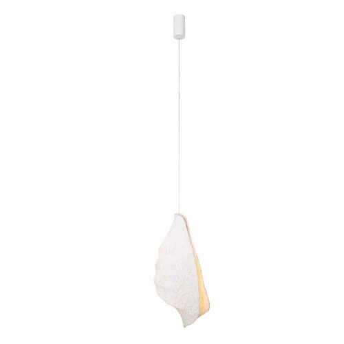 Verifica Lampă suspendată Max Light Concha P0540 albă 30 cm LED 8W