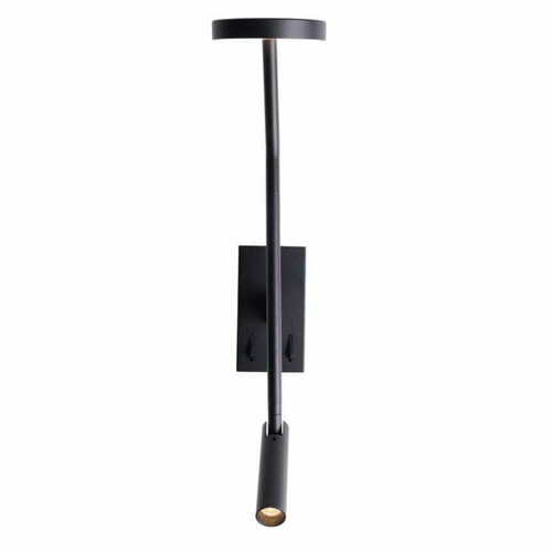 Verifica Aplică de perete Max Light Ibiza W0349 negru metal 9W LED 3000K