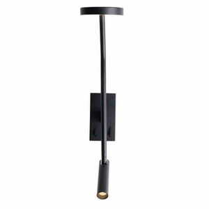 Aplică de perete Max Light Ibiza W0349 negru metal 9W LED 3000K small 1