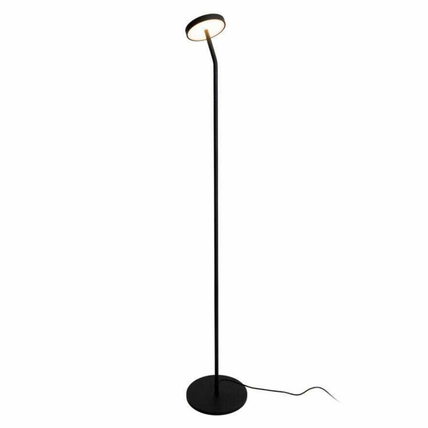Lampă de podea Max Light Ibiza F0060 neagră 123 cm metal 8W LED