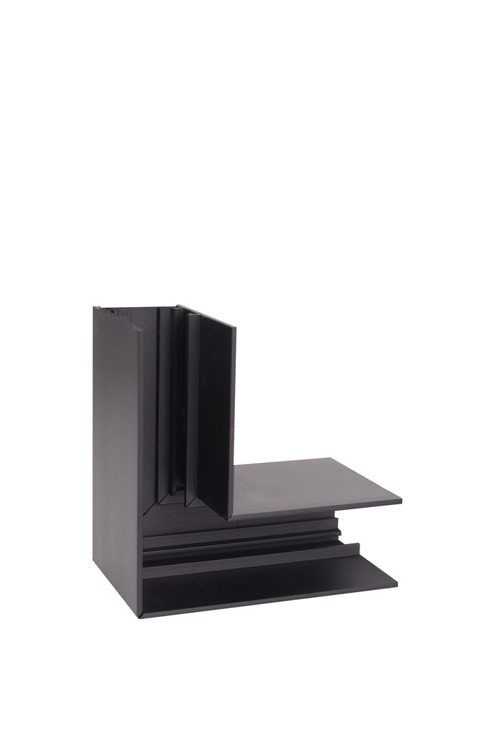 Sammelschienenverbinder Winkel 90° Max Light MAX MT0003 schwarz für Magnet-Schiene