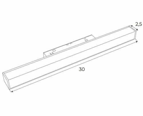 Verifica Spot pe sina magnetic liniar Max Light MAX M0001D negru LED 3000K DALI 30 cm