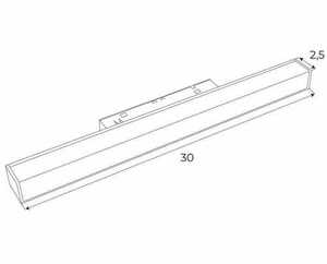 Spot pe sina magnetic Max Light MAX M0001Z negru LED Zigbee 30 cm 9.4W small 1