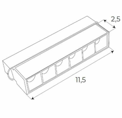 Verifica Spot pe șină magnetic Max Light MAX M0003N LED 5.5W 3000K negru