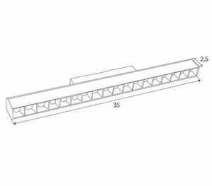 Spot pe sina magnetic liniar Max Light MAX M0005Z negru LED 18W Zigbee 35 cm small 2