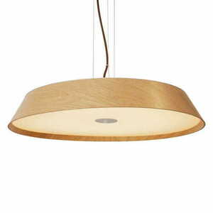Lustra suspendată Max Light Tamago P0550 lemn deschis metal LED 52 cm small 1