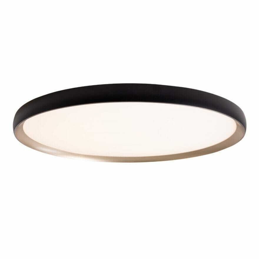 Plafonieră LED Max Light VIK C0237 negru auriu 48 cm 45W metal