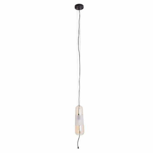 Verifica Lampă suspendată Max Light Mauri P0589 negru sticlă chihlimbar 12 cm 12W