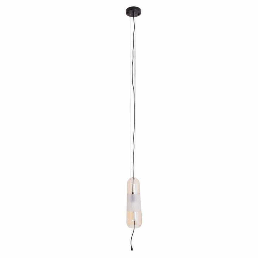 Verifica Lampă suspendată Max Light Mauri P0589 negru sticlă chihlimbar 12 cm 12W Lampă suspendată Max Light Mauri P0589 negru sticlă chihlimbar 12 cm 12W