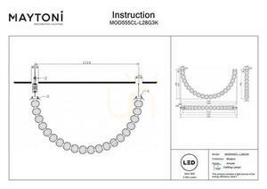 Plafond AMULET MOD555CL-L28G3K Maytoni small 7