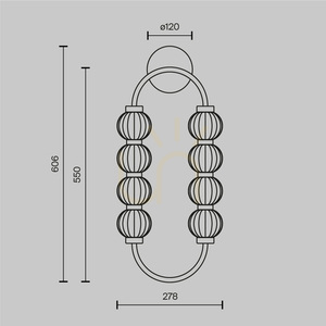 Lampă de perete AMULET MOD555WL-L11G3K Maytoni small 7