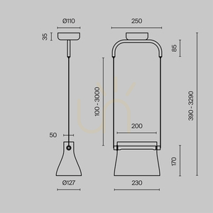 CABARET lampă suspendată MOD170PL-L8BS3K Maytoni small 7