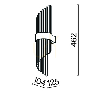 Aplică FRAME MOD174WL-02G Maytoni small 13