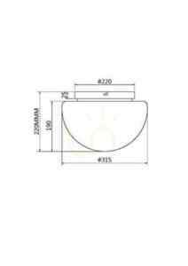 Plafond GLASSY MOD270CL-01G Maytoni small 7