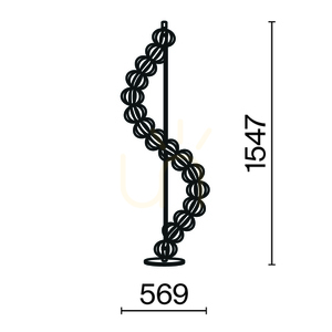GOLDEN CAGE lampă de podea MOD216FL-L38G3K Maytoni small 10