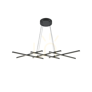 Lampă suspendată HALO MOD244PL-L50BK neagră, LED 40 W 3000/4000 K, 103,5 x 30 cm small 1