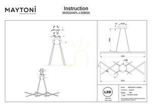 Lampa suspendată HALO MOD244PL-L50BSK Maytoni small 6