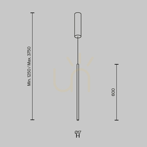 Lampa suspendată HALO MOD246PL-L12BSK Maytoni small 8