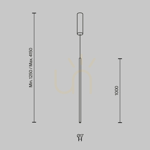 Lampa suspendată HALO MOD246PL-L24BSK1 Maytoni small 7