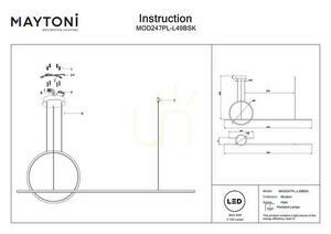 Lampa suspendată HALO MOD247PL-L49BSK Maytoni small 6