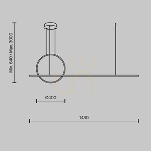 Lampa suspendată HALO MOD247PL-L49BSK Maytoni small 7
