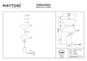 KYOTO lampă de masă MOD178TL-L11GR3K Maytoni small 12