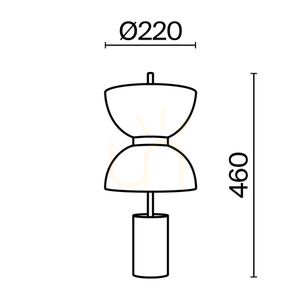KYOTO lampă de masă MOD178TL-L11GR3K Maytoni small 14