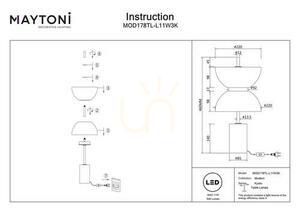 KYOTO MOD178TL-L11W3K lampă de masă Maytoni small 7