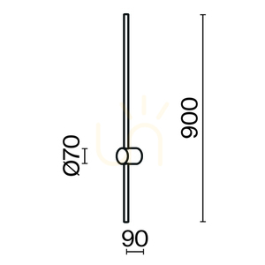 Lampă de perete LIGHT STICK MOD237WL-L11BS3K Maytoni small 8