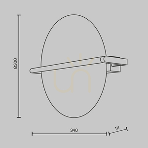 MIRA MOD279WL-L14G3K lampă de perete Maytoni small 12