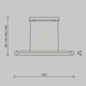 Lampa suspendată MOTION MOD276PL-L40W3K Maytoni small 9