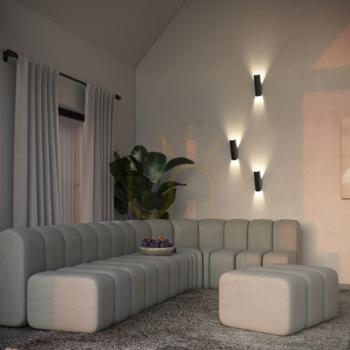 Verifica Aplica neagră Maytoni Notta MOD417WL-01B G9 40 W