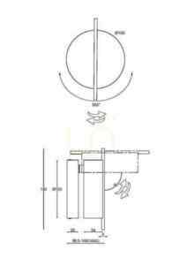 NUANCE MOD180WL-L4B3K1 lampă de perete Maytoni small 7