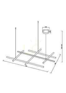 RADIANCE lampă suspendată MOD278PL-L86G3K Maytoni small 10